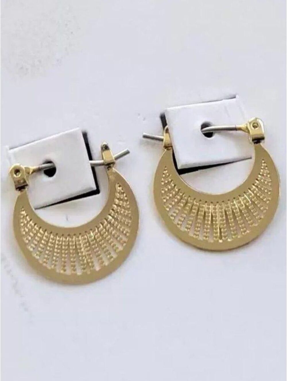 & Other Stories Ray Hoop Earrings Gold